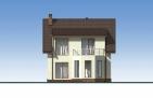 Проект одноэтажного дома с террасой и мансардой
